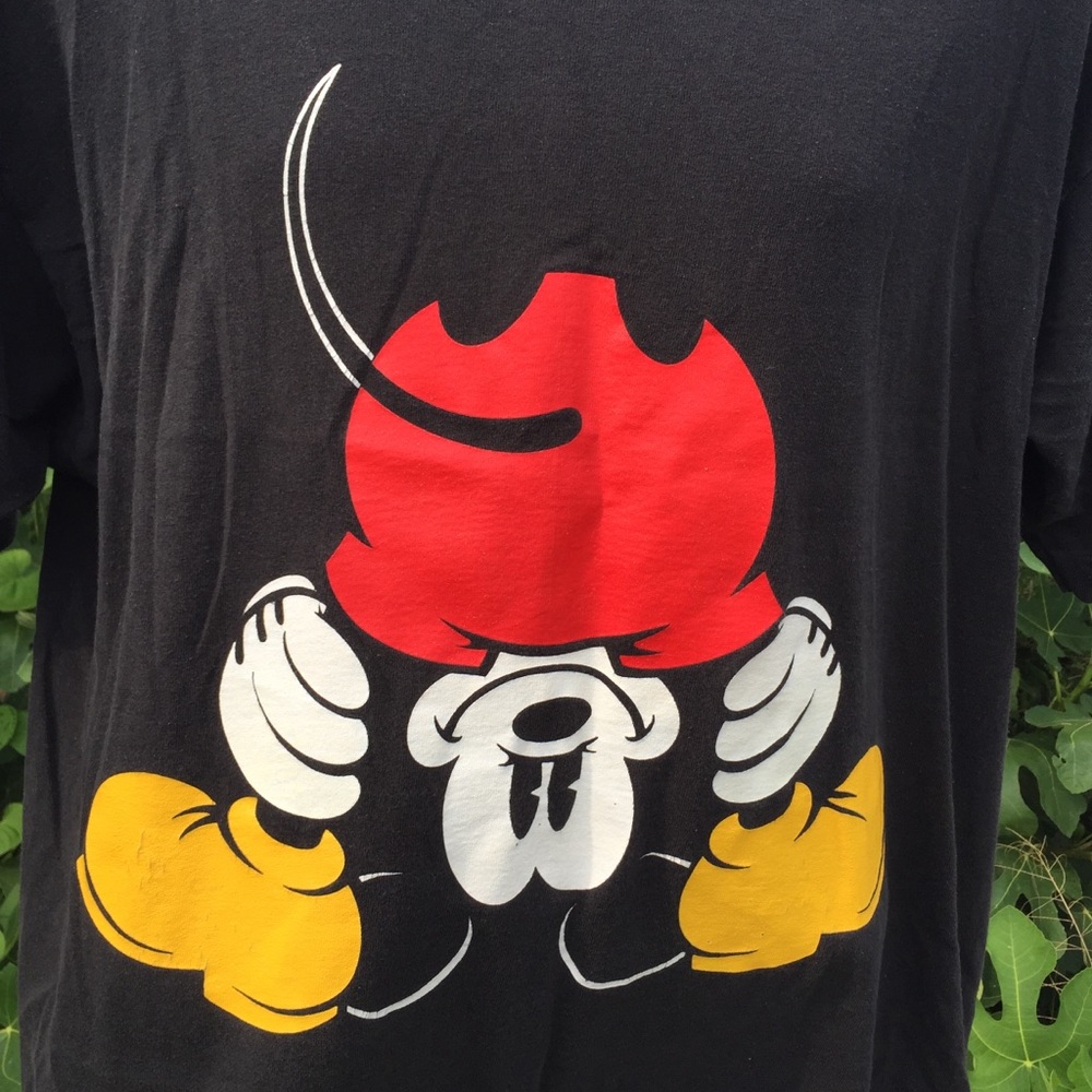 Vintage Mickey & Co. Upside Down Mickey Tshirt - Picture 1 of 8